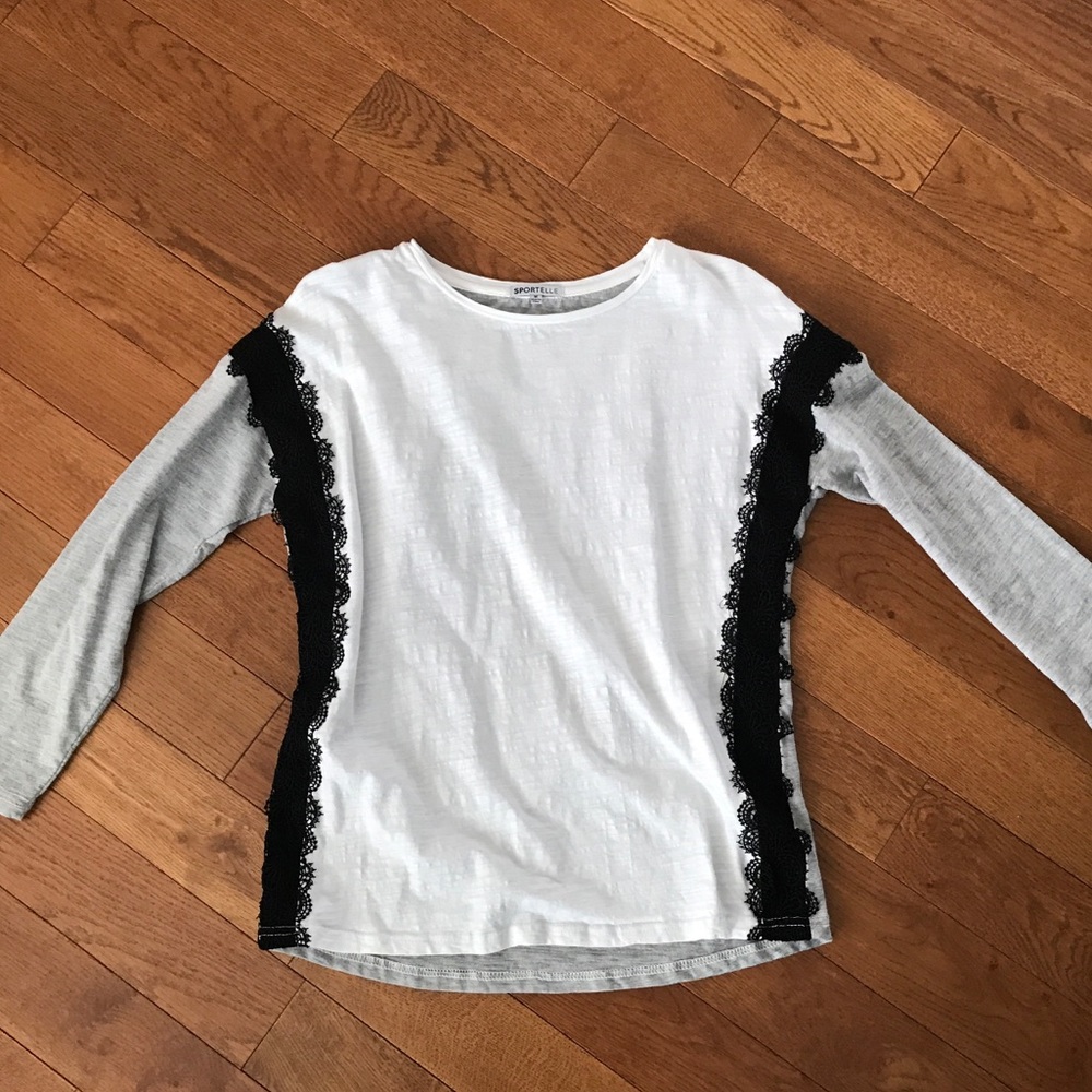 Sportelle long sleeves lace shirt